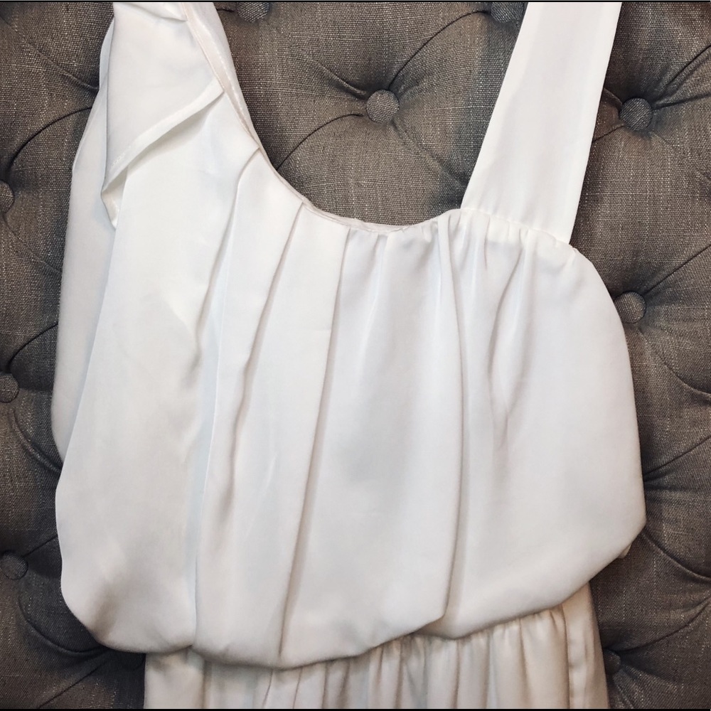 White cocktail dress